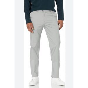Calvin Klein Men's Refined Stretch Chino Slim Fit Pant Grey 38/30‎ NWT